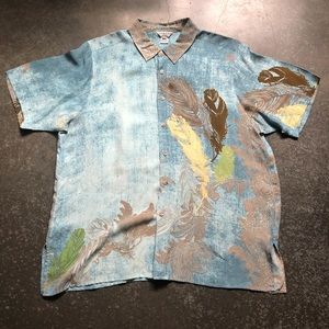 Men’s Citron XL Silk Shirt